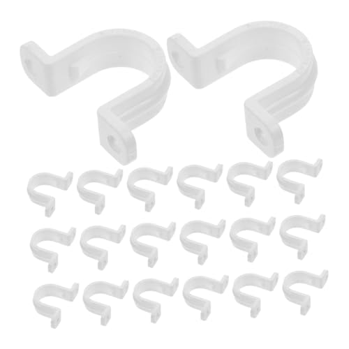GETAJGHSD 30 Stück PVC U Rohrschellen Robuste Rohrbefestigungsklemmen für Sichere Montage für Wasser Öl und Chemieleitungen Einfache Installation und Hohe Wiederverwendbarkeit GETAJGHSD 30 Stück PVC U Rohrschellen Robuste Rohrbefestigungsklemmen für Sichere Montage für Wasser Öl und Chemieleitungen Einfache Installation und Hohe Wiederverwendbarkeit von GETAJGHSD