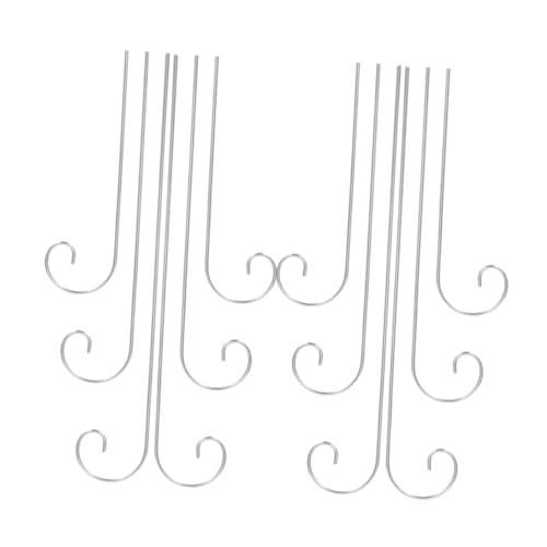 GETAJGHSD 30 Stück Teiliges Outdoor Shepherd Hooks Robuste Metall Gartenpfähle mit Vielseitiger Nutzung als Pflanzenaufhänger Laternenhalter und Gartenmarkierung Wetterfest und Einfach zu von GETAJGHSD