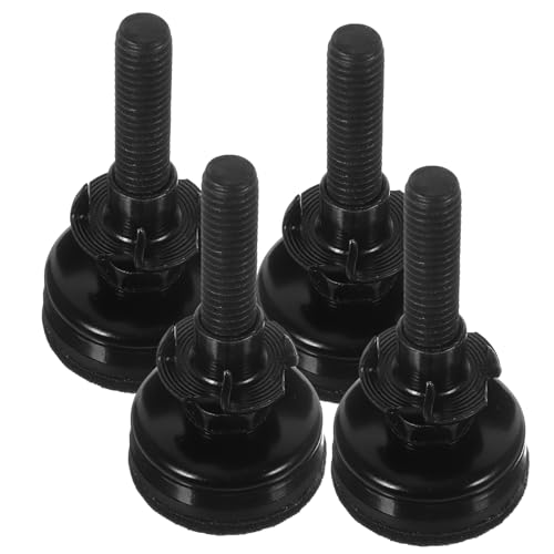 GETAJGHSD 4 Sätze Verstellbare Möbelbeine mit Höhenverstellbare Nivellierfüße für Tische und Stühle mit Filz Pads zum Schutz von Böden von GETAJGHSD