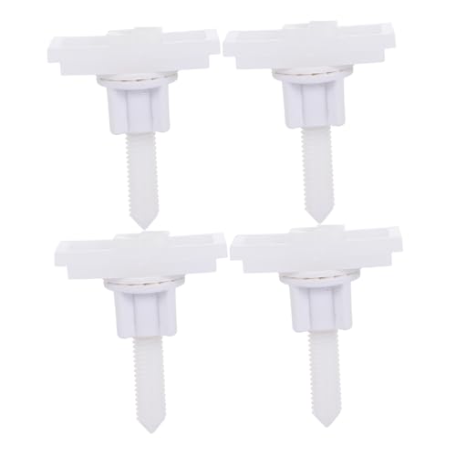 GETAJGHSD 4 Sätze Wc Sitz Schrauben Toilettensitz Befestigung Langlebig Robust Ersatz Toilet Seat Hinge Kit für Badmöbel Reparatur Badezimmer Zubehör von GETAJGHSD