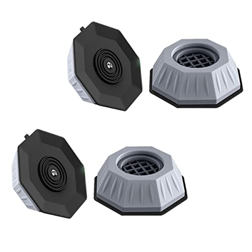 GETAJGHSD 4 Stück Antirutsch Pads für Waschmaschine und Kühlschrank Stoßdämpfende Möbelunterlagen Geräuschreduzierend und rutschfest Geeignet für Unebene Böden GETAJGHSD 4 Stück Antirutsch Pads für Waschmaschine und Kühlschrank Stoßdämpfende Möbelunterlagen Geräuschreduzierend und rutschfest Geeignet für Unebene Böden von GETAJGHSD