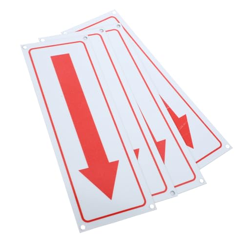 GETAJGHSD 4 Stück Pfeilzeichen Richtungszeichen Links Und Rechtsschilder Pfeile Aus Aluminiumlegierung Pfeilanzeigeschilder Richtungsanzeigeschilder Richtungsschilder Links Und von GETAJGHSD