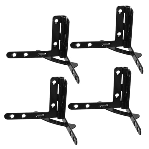GETAJGHSD 4 Stück Scharniere für Schmuckkästen Präzise Metallbeschläge Robuste Mini Kabinettscharniere für Vintage Möbel für Boxen und Möbelzubehör von GETAJGHSD