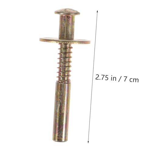 GETAJGHSD 4 Stück Teiliges Federriegel für Kinderbett Kleinkindbett Möbelverschluss aus Langlebigem Eisen Federbelasteter Plunger Riegel Einfache Montage für Stubenbett und Schrankzubehör GETAJGHSD 4 Stück Teiliges Federriegel für Kinderbett Kleinkindbett Möbelverschluss aus Langlebigem Eisen Federbelasteter Plunger Riegel Einfache Montage für Stubenbett und Schrankzubehör von GETAJGHSD