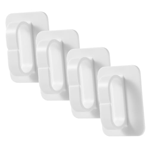 GETAJGHSD 4 Stück Teiliges Ovaler Selbstklebender Schlüssel Handtuchhaken Windfest Langlebig Platzsparend für Bad und Küche Vielseitig Einsetzbar ohne Bohren Weiß GETAJGHSD 4 Stück Teiliges Ovaler Selbstklebender Schlüssel Handtuchhaken Windfest Langlebig Platzsparend für Bad und Küche Vielseitig Einsetzbar ohne Bohren Weiß von GETAJGHSD
