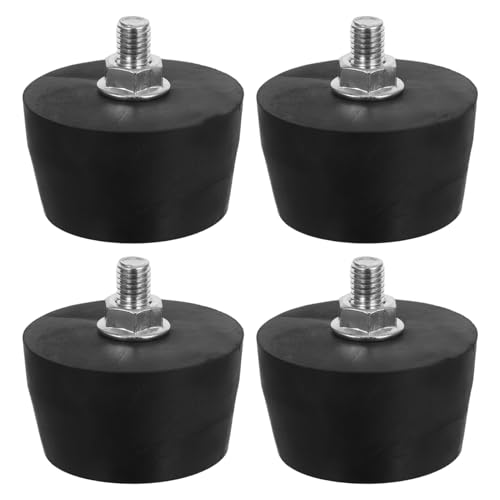 GETAJGHSD 4 Stück - -vibrationsdämpfer Anti-Vibrations-isolationspads Für Luftkompressoren, Möbelnivellierung Und Schreibtischbeine Für Industriemaschinen, Schwarz GETAJGHSD 4 Stück - -vibrationsdämpfer Anti-Vibrations-isolationspads Für Luftkompressoren, Möbelnivellierung Und Schreibtischbeine Für Industriemaschinen, Schwarz von GETAJGHSD