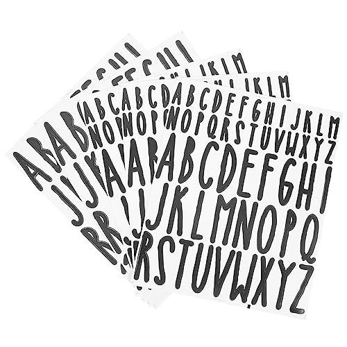 GETAJGHSD 5 Blätter Selbstklebende Briefkasten Aufkleber PVC Zahlen und Buchstaben Wetterfest und Ablösbar für Adressierung und Dekoration im Außenbereich GETAJGHSD 5 Blätter Selbstklebende Briefkasten Aufkleber PVC Zahlen und Buchstaben Wetterfest und Ablösbar für Adressierung und Dekoration im Außenbereich von GETAJGHSD