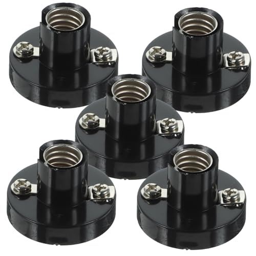 GETAJGHSD 5 Stück Lampenfassung Schraubfassung für Glühlampen Stabil Installieren für DIY Projekte und Reparaturen Vielseitig Einsetzbar Wohn und Gewerberäumen GETAJGHSD 5 Stück Lampenfassung Schraubfassung für Glühlampen Stabil Installieren für DIY Projekte und Reparaturen Vielseitig Einsetzbar Wohn und Gewerberäumen von GETAJGHSD