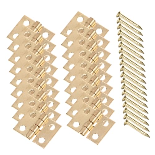 GETAJGHSD 50 Sätze Mini Messing Scharniere Klein Klappbar Vintage Stil Robuste Schmuckbox Scharniere für Holz Schmuckkästchen Basteln DIY Zubehör GETAJGHSD 50 Sätze Mini Messing Scharniere Klein Klappbar Vintage Stil Robuste Schmuckbox Scharniere für Holz Schmuckkästchen Basteln DIY Zubehör von GETAJGHSD