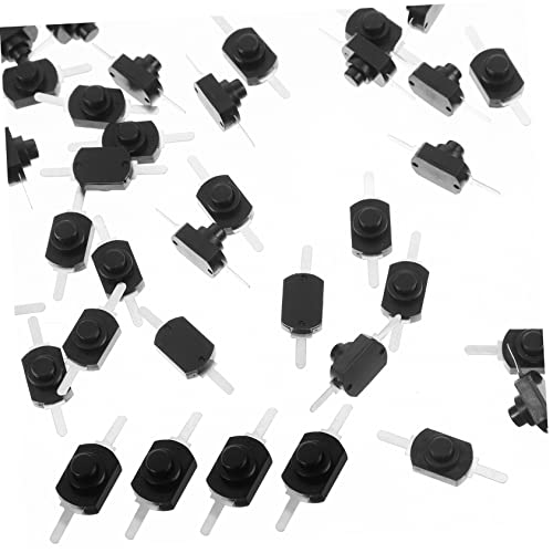 GETAJGHSD 50 Stück Mini Latching Micro Druckschalter Schwarz Selbstsichernder Push Button für Taschenlampe Elektronikprojekte Kompakt und Praktisch GETAJGHSD 50 Stück Mini Latching Micro Druckschalter Schwarz Selbstsichernder Push Button für Taschenlampe Elektronikprojekte Kompakt und Praktisch von GETAJGHSD
