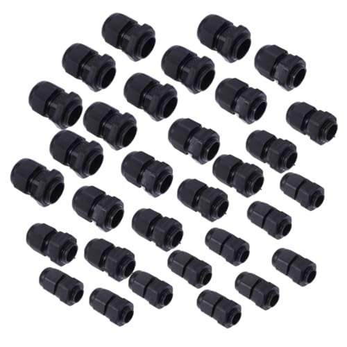 GETAJGHSD 50 Stück Nylon Kabelverschraubungen Wasserdichte Kabelverbinder für Heimgebrauch Kabelschutz für Garten und Tragbare Boxen GETAJGHSD 50 Stück Nylon Kabelverschraubungen Wasserdichte Kabelverbinder für Heimgebrauch Kabelschutz für Garten und Tragbare Boxen von GETAJGHSD