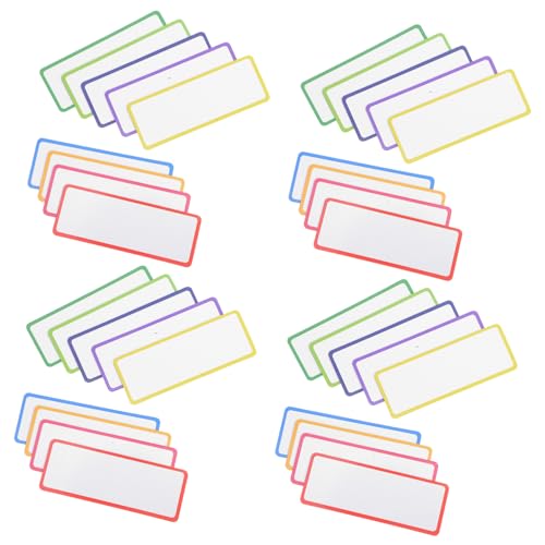 GETAJGHSD 54 Stück Teiliges Magnetische Beschreibbare Whiteboard Etiketten in Mischfarben Wiederverwendbare Namensschilder für Schule Büro Kühlschrank und Lagerorganisation GETAJGHSD 54 Stück Teiliges Magnetische Beschreibbare Whiteboard Etiketten in Mischfarben Wiederverwendbare Namensschilder für Schule Büro Kühlschrank und Lagerorganisation von GETAJGHSD