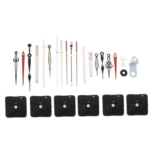 GETAJGHSD 6 Sätze Teiliges Set Hochdrehmoment Uhrwerk mit Zeigern Mechanismus für Wanduhr für DIY Uhr Reparaturen Präzise Zeitmessung und Vielseitige Anwendung GETAJGHSD 6 Sätze Teiliges Set Hochdrehmoment Uhrwerk mit Zeigern Mechanismus für Wanduhr für DIY Uhr Reparaturen Präzise Zeitmessung und Vielseitige Anwendung von GETAJGHSD