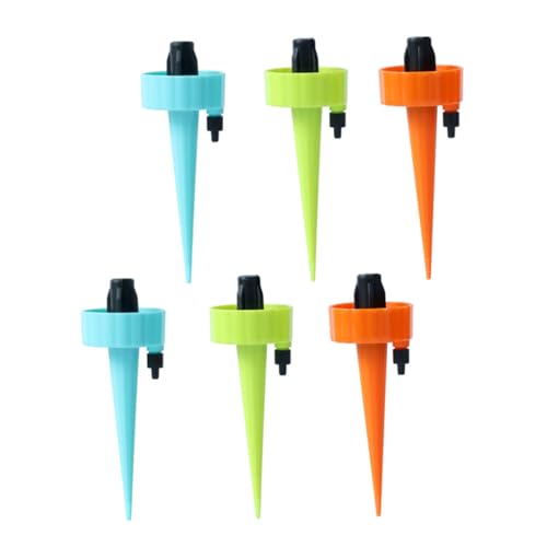 GETAJGHSD 6 Stück Teiliges Automatisches Tropfbewässerungssystem mit Einstellbarem Durchfluss Selbstbewässernde Kunststoffspikes für Garten Balkon Außenpflanzen und Blumenkästen Zeitsparend GETAJGHSD 6 Stück Teiliges Automatisches Tropfbewässerungssystem mit Einstellbarem Durchfluss Selbstbewässernde Kunststoffspikes für Garten Balkon Außenpflanzen und Blumenkästen Zeitsparend von GETAJGHSD