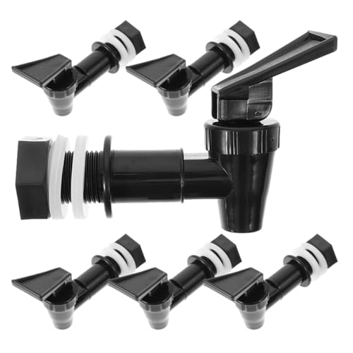 GETAJGHSD 6 Stück Teiliges Wasserhahn Ersatz für Wasserkanister Robuste Kunststoff Wasserspender Armatur Einfache Installation für Kühlwasserbehälter Praktisch und Wiederverwendbar für von GETAJGHSD