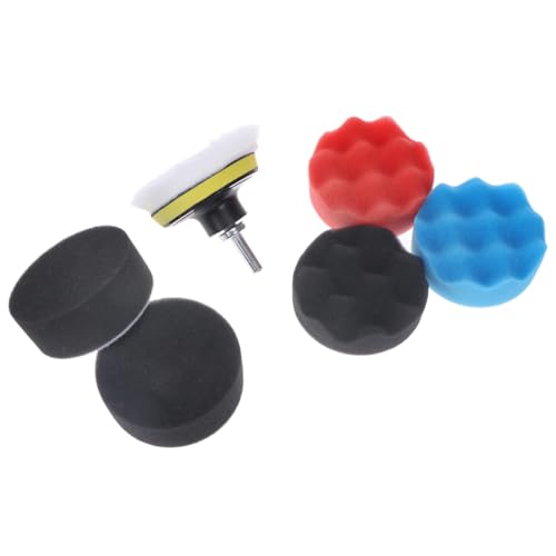 GETAJGHSD 7 Stück Teiliges Auto Polierpads Professionelle Waffel schaumpolster für Polieren Wachsen Versiegeln Wiederverwendbar Luftdurchlässig für Effiziente Autopflege Zufällige Farbe GETAJGHSD 7 Stück Teiliges Auto Polierpads Professionelle Waffel schaumpolster für Polieren Wachsen Versiegeln Wiederverwendbar Luftdurchlässig für Effiziente Autopflege Zufällige Farbe von GETAJGHSD