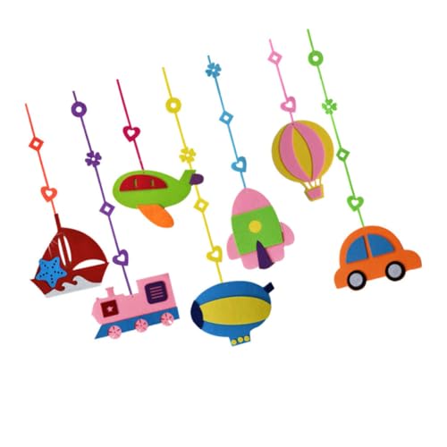 GETAJGHSD 7stücke Filz-hängeanhänger Für Kindergarten Mit Fahrzeugmotiven Deckendekoration Für Klassenzimmer Umweltfreundlich Und Sicher GETAJGHSD 7stücke Filz-hängeanhänger Für Kindergarten Mit Fahrzeugmotiven Deckendekoration Für Klassenzimmer Umweltfreundlich Und Sicher von GETAJGHSD
