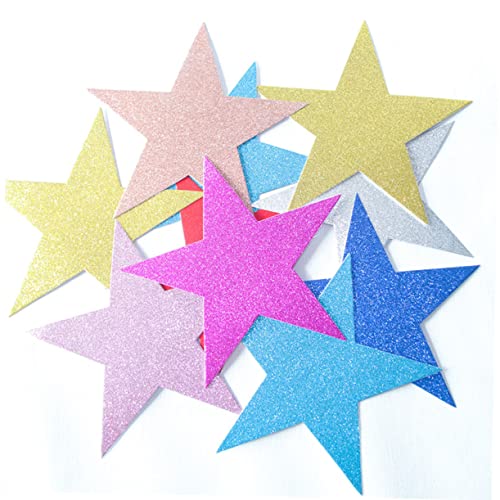 GETAJGHSD 80 Stück Teiliges Glitzer Stern Deko aus Umweltfreundlichem Papier Farben Geburtstagsdeko und Fotorequisiten Sicher Langlebig Vielseitig für Party und Raumgestaltung GETAJGHSD 80 Stück Teiliges Glitzer Stern Deko aus Umweltfreundlichem Papier Farben Geburtstagsdeko und Fotorequisiten Sicher Langlebig Vielseitig für Party und Raumgestaltung von GETAJGHSD