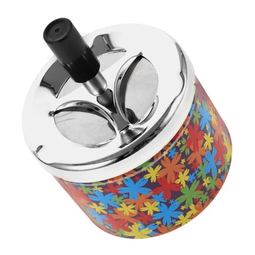 GETAJGHSD Aschenbecher Aus Edelstahl Mit Selbstverlöschender Funktion Und Deckel Kompakter Zigarettenaschehalter Für Zuhause Und Büro GETAJGHSD Aschenbecher Aus Edelstahl Mit Selbstverlöschender Funktion Und Deckel Kompakter Zigarettenaschehalter Für Zuhause Und Büro von GETAJGHSD