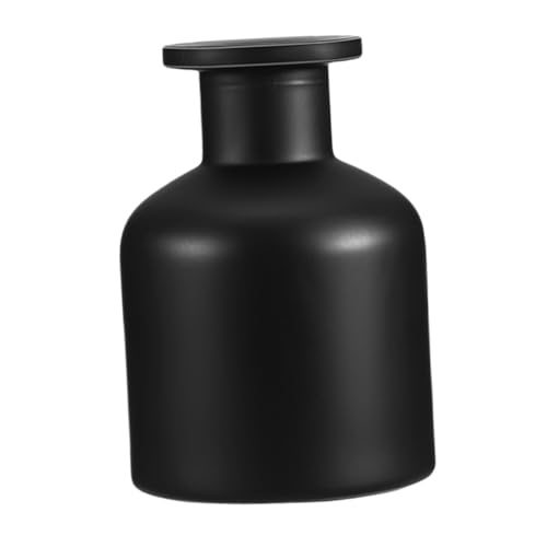 GETAJGHSD Diffusorflaschen 150ml Schwarzes Glas Leere Diffusorgläser Nachfüllbare Parfümflasche Für von GETAJGHSD