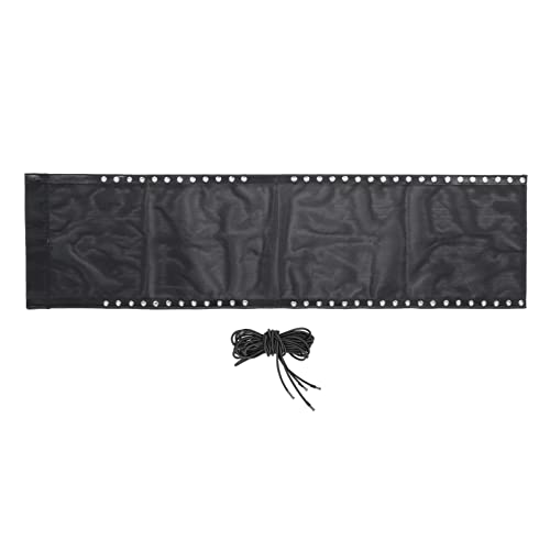 GETAJGHSD Ersatzstoff für Klappstuhl und Liegestuhl Schwarz Atmungsaktiv Einfach zu Montieren für Garten und Strand Langlebig und Reißfest von GETAJGHSD