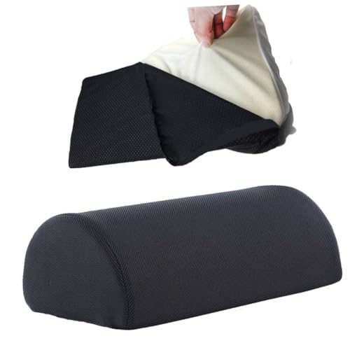 GETAJGHSD Fußkissen Halbzylinder Design Antirutsch Matte zur Entlastung von Knie und Fuß Medizinischer Schaumstoff Waschbarer Bezug Leicht und Tragbar für Büro und Zuhause von GETAJGHSD