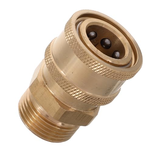 GETAJGHSD Hochdruckschlauchadapter für Waschmaschinen Schnellverbinder aus Robuster und Langlebiger Wasserschlauchanschluss für Autos Garten und Einsetzbar GETAJGHSD Hochdruckschlauchadapter für Waschmaschinen Schnellverbinder aus Robuster und Langlebiger Wasserschlauchanschluss für Autos Garten und Einsetzbar von GETAJGHSD