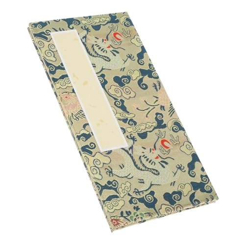 GETAJGHSD Kalligraphie Papier Buch Faltbar Leeres Kalligrafiepapier Für Chinesische Kunst Xuan Papier Für Pinsel Tragbares Übungsbuch Für Kalligrafie von GETAJGHSD
