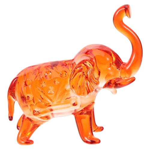 GETAJGHSD Kristall Elefant Statue Tischdekoration Transparentes Design für Zuhause und Büro Kleine Skulptur als GETAJGHSD Kristall Elefant Statue Tischdekoration Transparentes Design für Zuhause und Büro Kleine Skulptur als von GETAJGHSD