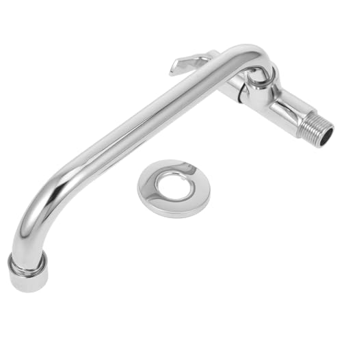 GETAJGHSD Küchenarmatur Kaltwasser Wasserhahn mit Drehbarem Auslauf Einhebel Design Massivem Schwenkbar für Spülen Gebürstet Modern und Langlebig von GETAJGHSD