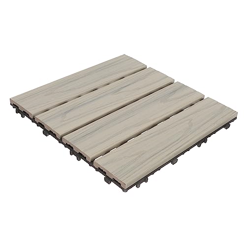 GETAJGHSD Kunststoff Bodenfliesen für Balkon Terrasse und Garten Langlebig und Einfach zu Verlegen Hochwertige Holzoptik für Außenbereich DIY Bodenbelag für Kreative Projekte Robuste GETAJGHSD Kunststoff Bodenfliesen für Balkon Terrasse und Garten Langlebig und Einfach zu Verlegen Hochwertige Holzoptik für Außenbereich DIY Bodenbelag für Kreative Projekte Robuste von GETAJGHSD