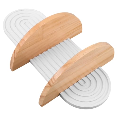 GETAJGHSD Minimalistisches Hängeregal für Wohnzimmer Doppelschichtiger Blumentopf Ständer Weiß Einfache Installation Platzsparend und von GETAJGHSD