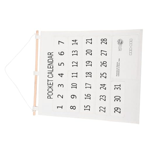 GETAJGHSD Monatskalender Wandhängende Tasche aus Baumwolle und Leinen Praktischer Kalender Organizer mit Fächern für Schule Büro und Zuhause Platzsparend und Leicht zu Installieren GETAJGHSD Monatskalender Wandhängende Tasche aus Baumwolle und Leinen Praktischer Kalender Organizer mit Fächern für Schule Büro und Zuhause Platzsparend und Leicht zu Installieren von GETAJGHSD