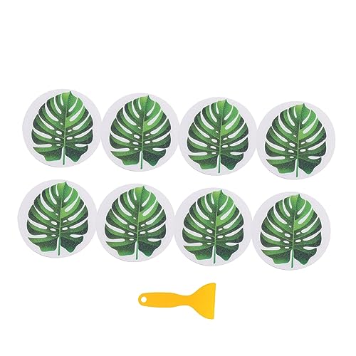 GETAJGHSD Anti Rutsch Badewannenaufkleber 8 Stück Selbstklebend Blattförmig Grün Wasserfest rutschfest Für Kinder Und Erwachsene Badewanne Und Dusche GETAJGHSD Anti Rutsch Badewannenaufkleber 8 Stück Selbstklebend Blattförmig Grün Wasserfest rutschfest Für Kinder Und Erwachsene Badewanne Und Dusche von GETAJGHSD