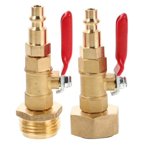 GETAJGHSD Rv Winterize Blowout Adapter aus Messing mit Schnellanschluss und Gewinde Kugelhahn für Wohnmobile Boote und Bewässerungssysteme Antifrost Funktion Langlebig und Vielseitig GETAJGHSD Rv Winterize Blowout Adapter aus Messing mit Schnellanschluss und Gewinde Kugelhahn für Wohnmobile Boote und Bewässerungssysteme Antifrost Funktion Langlebig und Vielseitig von GETAJGHSD