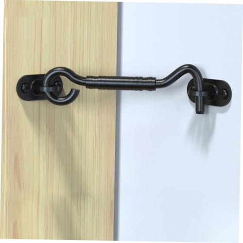 GETAJGHSD Schwerlast Hakenriegel aus Edelstahl Robustes Türschloss für Schiebetüren Scheunentore und Trennwände Sicherer Sichtschutz Wetterfestes Gartentor Schloss von GETAJGHSD