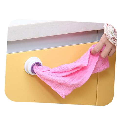 GETAJGHSD Selbstklebender Handtuchhalter Vielseitiger Tuchclip ohne Bohren Leistungsstarker Haftkleber für Küche und Bad Einfache Wandmontage für Geschirrtücher und Handtücher von GETAJGHSD