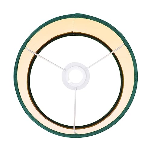 GETAJGHSD Stilvoller Lampenschirm Stoff Grün mit Goldener Innenauskleidung für Tischlampen Schlafzimmer Wohnzimmer Dekoratives Element GETAJGHSD Stilvoller Lampenschirm Stoff Grün mit Goldener Innenauskleidung für Tischlampen Schlafzimmer Wohnzimmer Dekoratives Element von GETAJGHSD