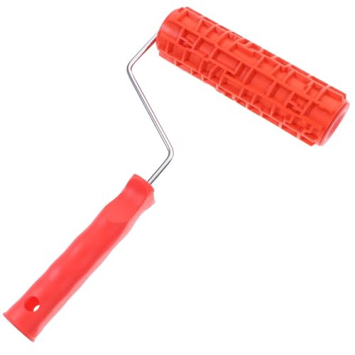 GETAJGHSD Strukturierte Malerwalze mit Griff Langlebiges Gummi prägewerkzeug für DIY Wand Holzdekoration Klare Reliefmuster Geeignet für Wand Boden Schrank und Zaungestaltung GETAJGHSD Strukturierte Malerwalze mit Griff Langlebiges Gummi prägewerkzeug für DIY Wand Holzdekoration Klare Reliefmuster Geeignet für Wand Boden Schrank und Zaungestaltung von GETAJGHSD