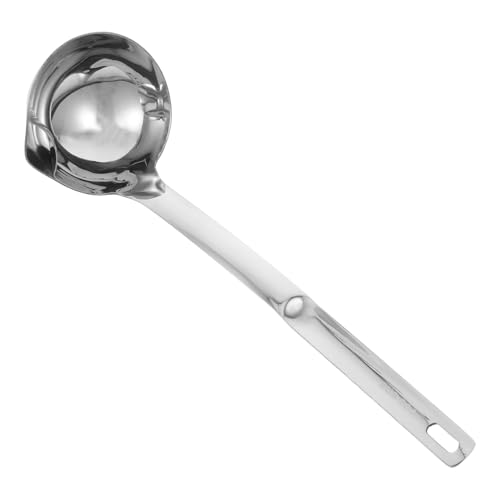 GETAJGHSD Suppenkelle mit Ölseparator Fettabscheider Löffel für Küche Ergonomisch und Rutschfest zum Filtern von Öl und Große Schöpfkelle für Effizientes Servieren GETAJGHSD Suppenkelle mit Ölseparator Fettabscheider Löffel für Küche Ergonomisch und Rutschfest zum Filtern von Öl und Große Schöpfkelle für Effizientes Servieren von GETAJGHSD