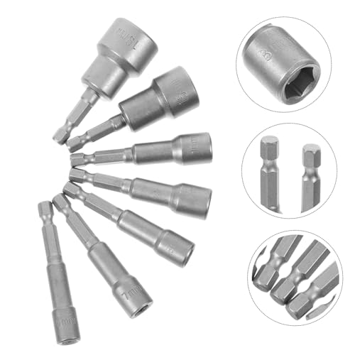 GETAJGHSD Teiliges Nut Driver aus Langlebigem Kohlenstoffstahl Präzise Innensechskant Adapter für Akkuschrauber zur Einfachen Lösung Festsitzender Schrauben Kompatibel mit Bohrmaschinen von GETAJGHSD