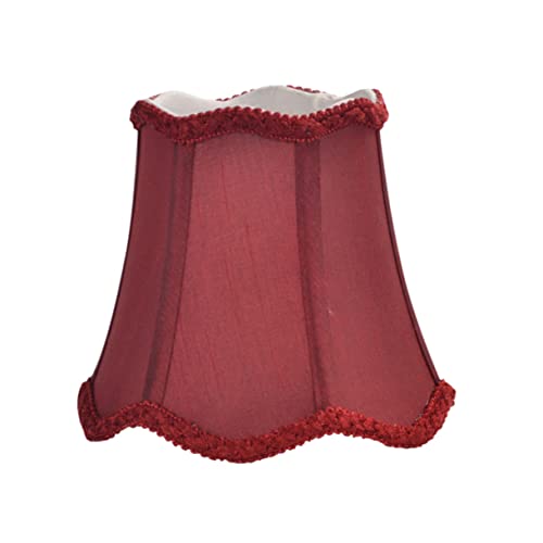 GETAJGHSD Wave Kronleuchter Lampenabdeckung Deckenlampenschirm Deckenleuchte DIY Fransen Lampenschirm Wohnen Plissee Zimmer Jakobsmuschel Retro Große Lichtabdeckungen von GETAJGHSD