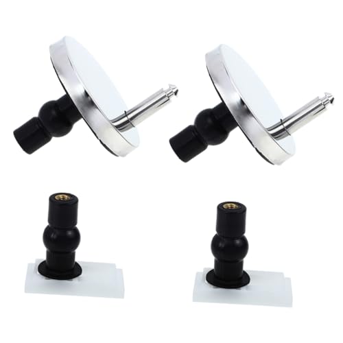 GETAJGHSD Wc Sitz Schraubenset mit Gummi und Metallbefestigung Langlebige Toilettensitz Halterung Einfache Installation Robustes Ersatzteil für Toilettendeckel Reparatur von GETAJGHSD