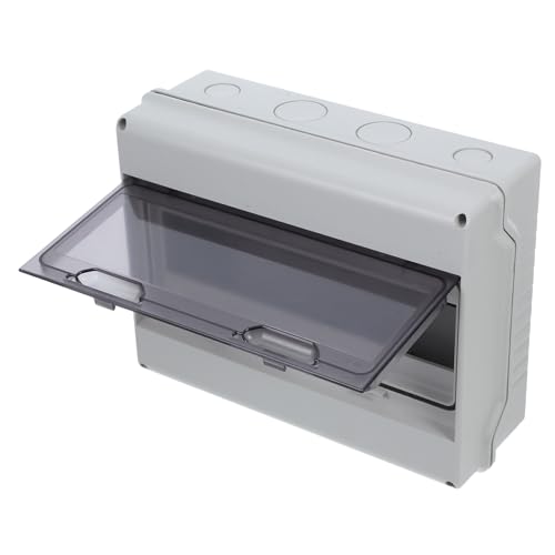 GETAJGHSD Wege Wasserdichte Außen elektroverteilerbox mit Transparentem Fenster Abs Schutzgehäuse Din schiene Verteilerkasten für Hochleistungs stromverteilung und Ladestationen von GETAJGHSD