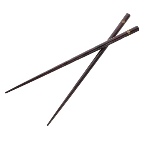 GETAJGHSD Wiederverwendbare Holz Essstäbchen mit Rutschfester Oberfläche und Elegantem Blütenmuster für Pho Dim Sum und Miso Suppe für Restaurants und Nudelgerichte von GETAJGHSD