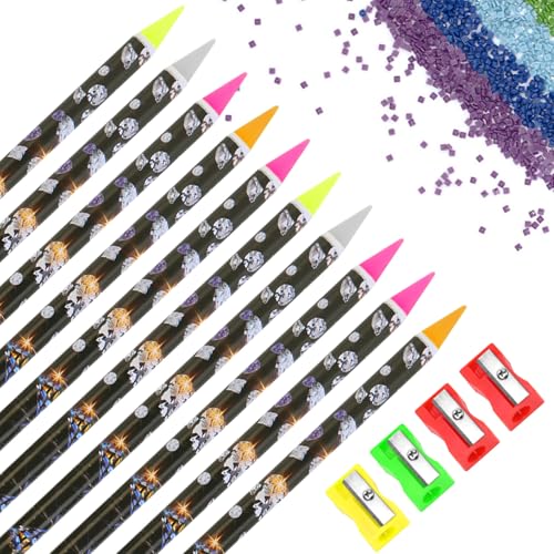 5/10 Stück Strass-Picker-Werkzeug, Diamant-Malstift, selbstklebender Wachsstift, Diamant-Malwerkzeuge, Schmuck-Punktierwerkzeuge for Nagelkunst DIY mit Anspitzer, Diamant-Malzubehör 5/10 Stück Strass-Picker-Werkzeug, Diamant-Malstift, selbstklebender Wachsstift, Diamant-Malwerkzeuge, Schmuck-Punktierwerkzeuge for Nagelkunst DIY mit Anspitzer, Diamant-Malzubehör von GETBSTOOP