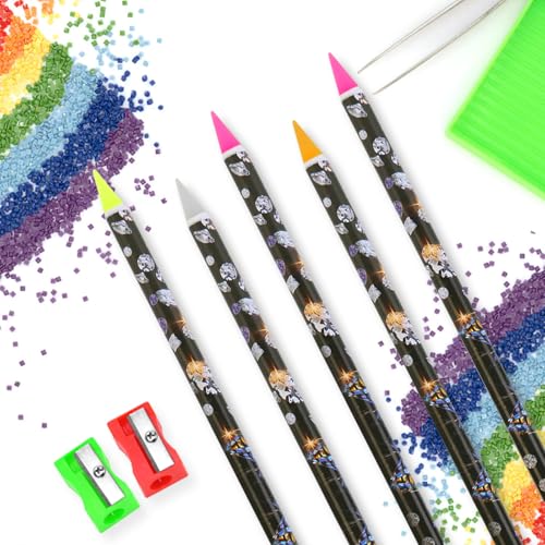 5/10 Stück Strass-Picker-Werkzeug, Diamant-Malstift, selbstklebender Wachsstift, Diamant-Malwerkzeuge, Schmuck-Punktierwerkzeuge for Nagelkunst DIY mit Anspitzer, Diamant-Malzubehör 5/10 Stück Strass-Picker-Werkzeug, Diamant-Malstift, selbstklebender Wachsstift, Diamant-Malwerkzeuge, Schmuck-Punktierwerkzeuge for Nagelkunst DIY mit Anspitzer, Diamant-Malzubehör von GETBSTOOP