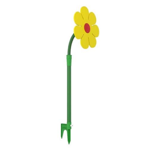 Crazy Daisy Sprinkler 360 Grad rotbarer Garten Sonnenblumenwassersprühgerät (gelb) von GETBSTOOP