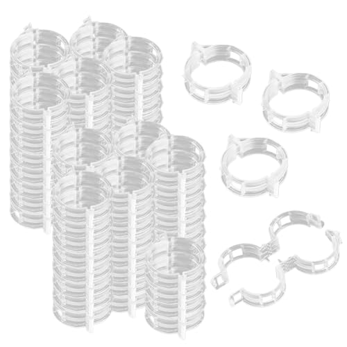 GETBSTOOP 100/200 PCS -Pflanzenunterstützungsclips wiederverwendbares Rebeanlagenfixierungsklamm von GETBSTOOP