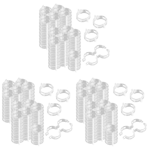 GETBSTOOP 100PCS -Pflanzenstütze Clips Wiederverwendbare Plastikklammern for Gemüse -Tomate (weiß) von GETBSTOOP